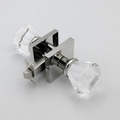 China Modern Luxury Passage Knob Set High Level Doors From Crystal Door Knob For Interior for sale