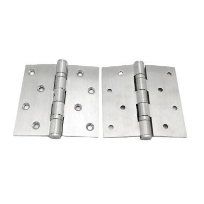 China 2 Pack Modern High Quality Satin Nickel Hardware Furniture Residential X Inch 4 4 Inch Door Hinges for sale