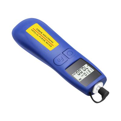 China 800-1700nm Wavelength Handheld Fiber Optic Power Meter FTTH/FTTx/HFC High Accuracy OPM -50dB Meter for sale