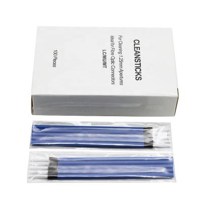 China FTTH/FTTx/HFC 1.25mm Fiber Connector Swab Cleaning Stick for Telecom Fiber Optic Cleaner Sticks for sale