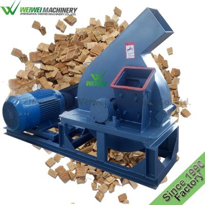 China Weiwei 1t/h MPJ420 Garden Wood Chipper Machine Industrial Waste Log Chipper Shredder Wood Cutting For Sale for sale