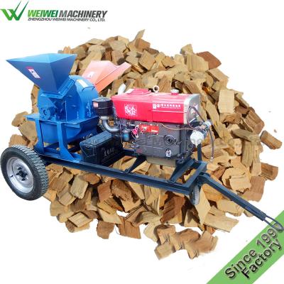 China Forestry Log Wood Waste Weiwei Wood Shredder Tree Cutting Cutting Machine for sale