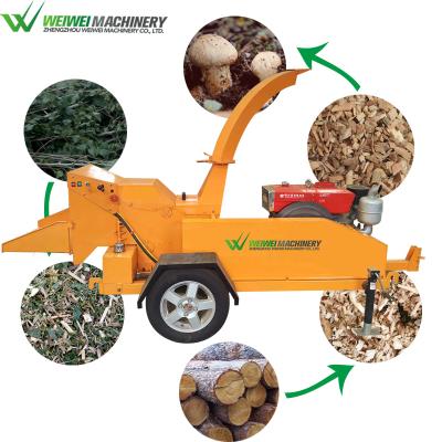 China Weiwei Branch Shredder Hydraulic Forestry Machinery Weiwei Tree Trunk Crusher Chipper Chipper Mulcher Garden Garden for sale