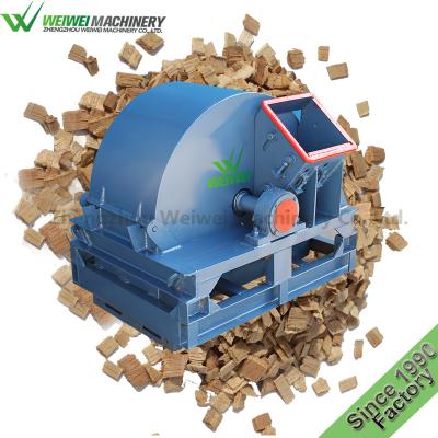 China Wood Tree Llogs Cutting Crusher WeiWei Forestry Machine Wood Hammer Crushing Machine for sale