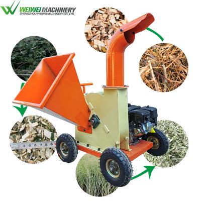 China Garden Weiwei Scrap Wood Shredder Forestry Log Cutting Machine Wood Mini Fertilizer Electric Chainsaw for sale