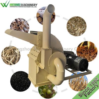 China Make Wooden Sawdust Chips Weiwei Wood Crusher Coconut Shell Roll Crusher for sale