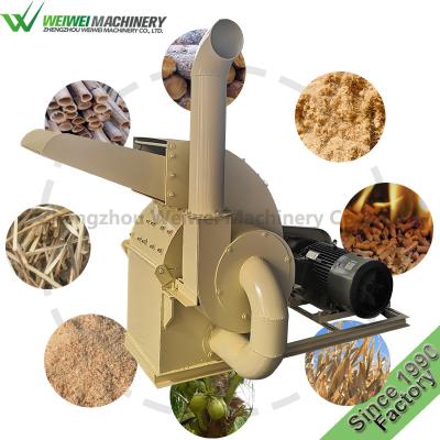 China Make Wood Sawdust Weiwei Woodworking Machine Waste Wood Chips Sawdust Powder Mill Pulverizer for sale