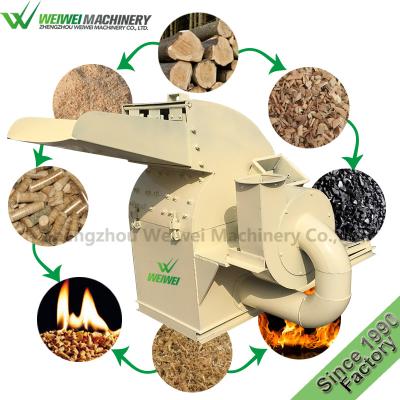 China Make Wood Sawdust Weiwei Wood Sawmill Low Cost Wood Crusher Machine Making Sawdust for sale