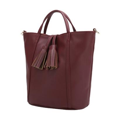 China Wholesale Simple Vintage Tote Bags Tote Bags Tote Bags Fashion Europe Standard Chic Ladies Red Wine Handbag Business Bag for sale