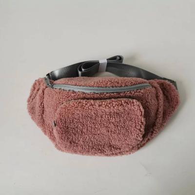 China Others Hot Selling Winter Fanny Waist Pack Latest Furry Fleece One-Shoulder Chest Bag for sale