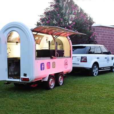 China Fashion small food cart coffee bakery truck luxury food trailer for sale used mobile street hot dog carts for sale