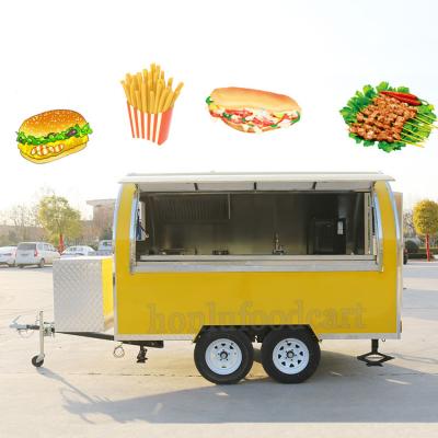 China Small Fashion Hot Dog Carts Porcelain Food Cart USA Standard Food Carts for sale