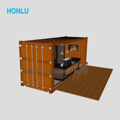 China Australia Customized Luxury Expandable Container House Foldable Prefab Container House Part for sale