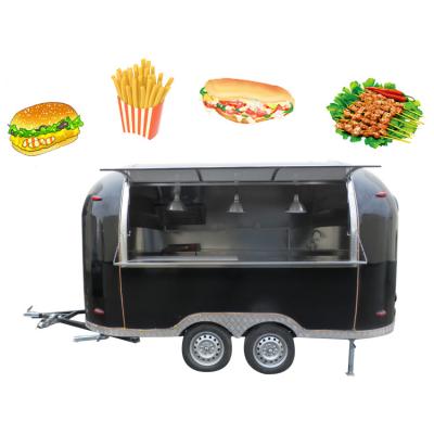 China Mobile Fast Food Trailer Car Mobile Kitchen Trailer Commercial Airstream Food Supply Trailer For Sale for sale