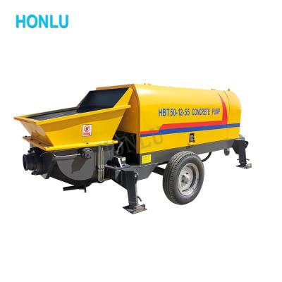 China Construction material shops high efficiency diesel or electric tunnel concrete pumps grouting self loading concrete pump mixer truck for sale