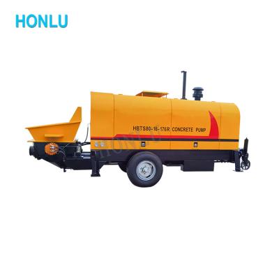 China Building Material Stores Electric Concrete Mixer 40m3/h With Pump With Remote Control for sale