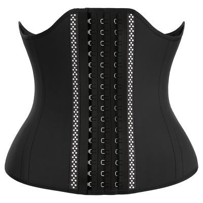 China NANBIN Antibacterial New Design 4 Layers Latex 3 Hooks Waist Trainer Corset Women Tops Body Shaper for sale