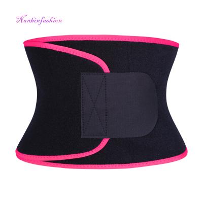 China Breathable Tummy Wrap Waist Trainer Body Shaper Best Quality Gym Exercise Pink Slimming Waist Trimmer Belt for sale