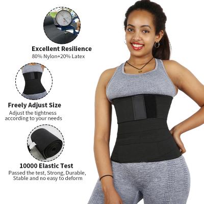 China Wholesale Free Breathable Nylon Belt Tummy Bandage Waist Trainer Wrap Custom Shaper Elastic Band Waist Trainer Belt For Women for sale