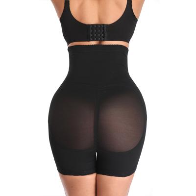 China Antibacterial Plus Size Women Lace Up High Waist Belly Butt Lifter Panties Lift Belly Button Shaper Shorts for sale