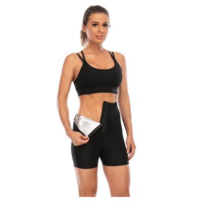 China NANBIN Antibacterial Abdomen Hip Lift Fitness Sauna Shorts Trainer Shapewear Shapers Waist Leggings for sale