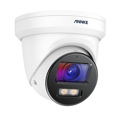 China Human Motion Tracking ANNKE Network H265 8MP POE IP Surveillance Camera ColorVu Full Time Color 4K CCTV Turret Camera With Microphone for sale