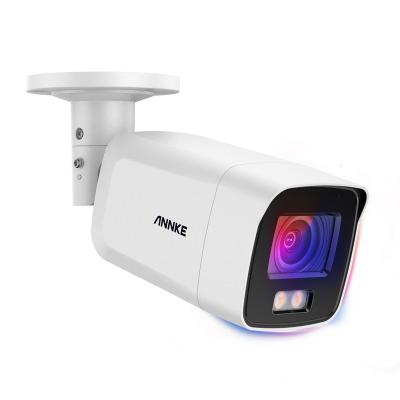 中国 Human Motion Tracking ANNKE Network H265 8MP POE IP Surveillance Camera Waterproof Full Time 4K Color With Microphone 販売のため