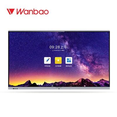 China School Teacher Classroom Digital 65 Inch Interactive Whiteboard Classic 4K Panel For Training for sale