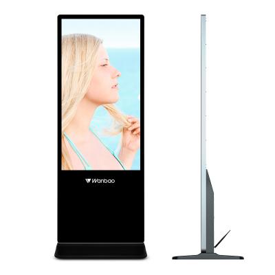 China Best Selling Indoor Kiosk Vertical Smart LCD Advertising Interactive Totem Floor Standing Digital Signage Billboard Touch Screen for sale