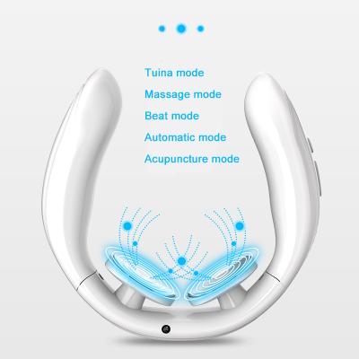 China 3D Smart Acupuncture Smart Neck Back And Neck Massager Portable Electric Cordless Neck Lfrared Physiotherapy Multifunction for sale