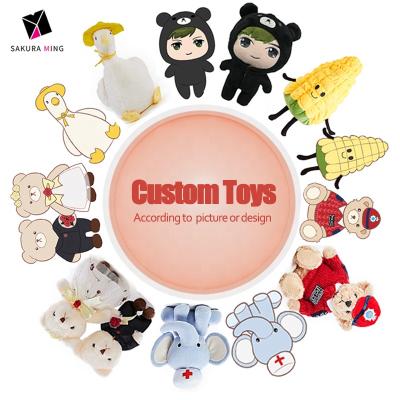 China 2021 Custom Pretty Gift China CE ASTM OEM ODM Plush Toy For Kids Custom Stuffed Doll Custom Toys for sale