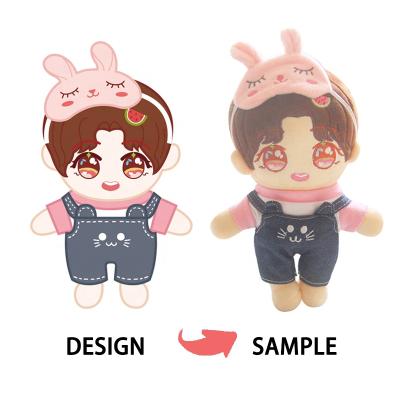 China Super soft customizable doll toy kpop doll Korean plush stuffed plushie kpop plush toy doll for sale