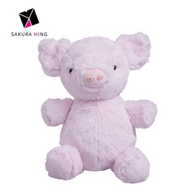 China 2021 New Amazon Hot Selling Piglet Plush Toy Elastic Super Soft Plush Soft Toys for sale