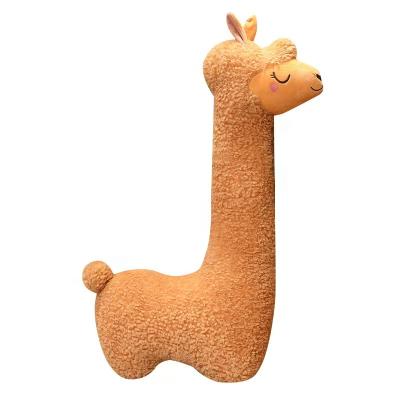 China New 2022 Lovely Stuffed Animal Doll Alpaca Plush Toys Doll Birthday Gift Girl Sleep Pillow Big Stuffed Toy Customizable Vibrato for sale