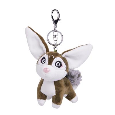 China Super Soft Aroma Fox Plush Red Fox Plush Backpack Clip Toy Custom Plush Keychain Wildlife for sale