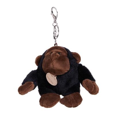 China Soft Animals Keychains For Birthday Gift , Cute Animal Plush Toy Orangutan Monkey H12CM Super Soft Plush Keychain for sale