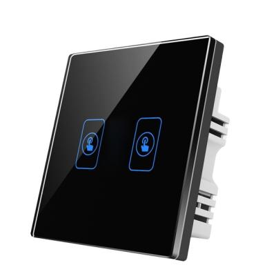 China New Wall Light Smart Home Tuya Wifi Switch Touch Screen App Remote Control And Touch Control Glass Switches for sale