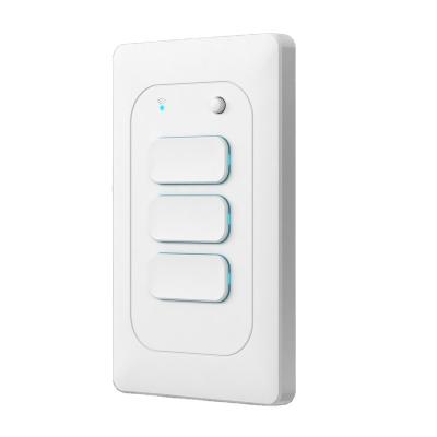 China App control wifi smart switch remote control and control 120 button switch 3 strip mutual touch wall light for sale