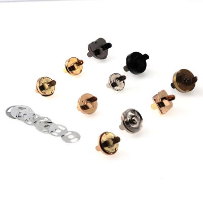 China Wholesale Magnetic Strong Clasp Hidden Button Magnetic Purse Magnet Lock Closure Metal Rivet For Purse for sale