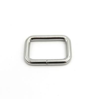 China Factory Wholesale Eco-firendly Iron Rectangle Square Metal D-ring Adjustable Buckles for sale