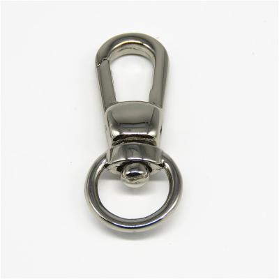 China Eco-firendly 12mm Silver Metal Key Chain Snap Hook For Purse for sale