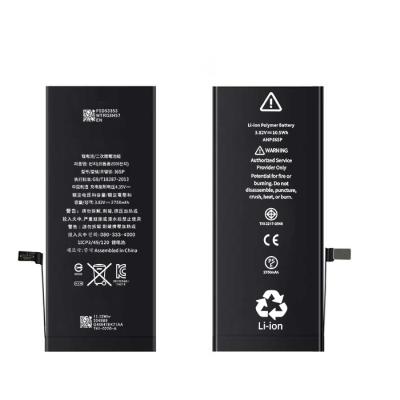 China Cell Phone 2750mAh Cycle Rechargeable Batteries 100% Pure Cobalt Zero Polymer For iphone 6s Plus Battery for sale