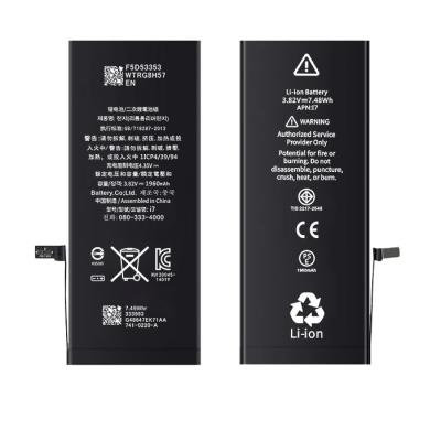 China High quality hot sale mobile phone rechargeable 1960mah lithium ion battery for iphone 7 battery for sale