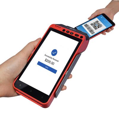 China SDK Touch Screen EDC Machine Android 9.0 Mobile POS Terminal With Android Nfc Reader HCC-Z100 for sale