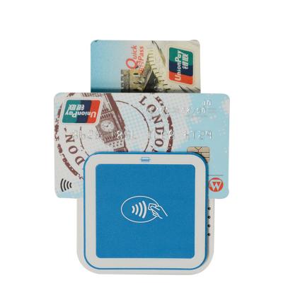 China ABS EMV PCI 3 in 1 NFC MSR IC BT Smart Card Reader for IOS&Android I9 Payment for sale