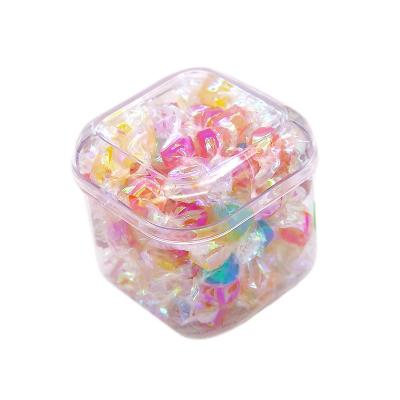 China Wholesale Recyclable Clear Plastic Mini Cube Wedding Candy Gift Candy Box With Lids for sale