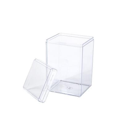 China Small Recyclable Wholesale Clear Plastic Cookie Biscuit Packaging Container Box for sale