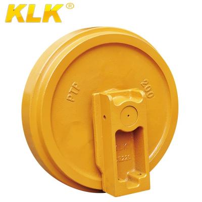 China Building Material Stores Pc200 Excavator Undercarriage Spare Parts Bulldozer Front Idler Roller Assembly Pully For Sale for sale