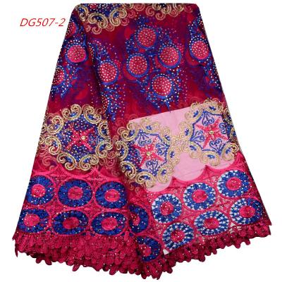 China Viable Embroidery Fabric Designs African Rope Lace/High Quality Guipure Lace Fabric/Nigeria Tulle Lace For Wedding Dresses 2016 for sale