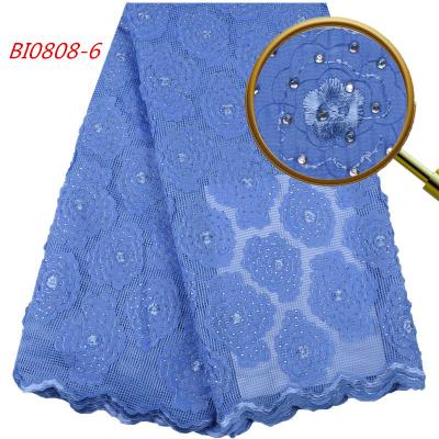 China 1699 Viable Free Shipping Organza Embroidery Lace 3D Lace Fabric Laser Cut Lace Fabric for sale